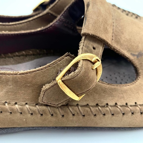 70's suede woven moccasin flats by POSITIVELY PEPPERS - Picture 11 of 13